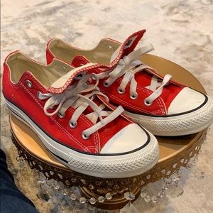 All Star Converse Red Canvas